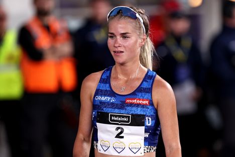 Alisa Vainion kausi on ollut erinomainen. Kuva on elokuulta Ruotsi-ottelusta.