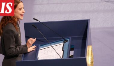 Nobelin rauhanpalkinnon saajan tytär otti palkinnon vastaan