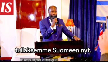 Homovastainen kohusaarnaaja David Owuor esiintyy Vantaalla