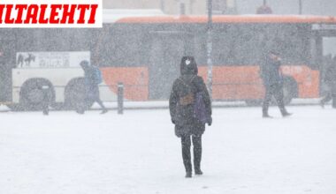 Nyt jysähti – Eteläänkin jopa kymmenen senttiä lunta