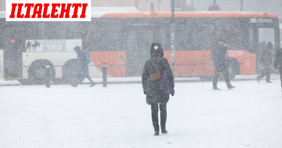 Nyt jysähti – Eteläänkin jopa kymmenen senttiä lunta