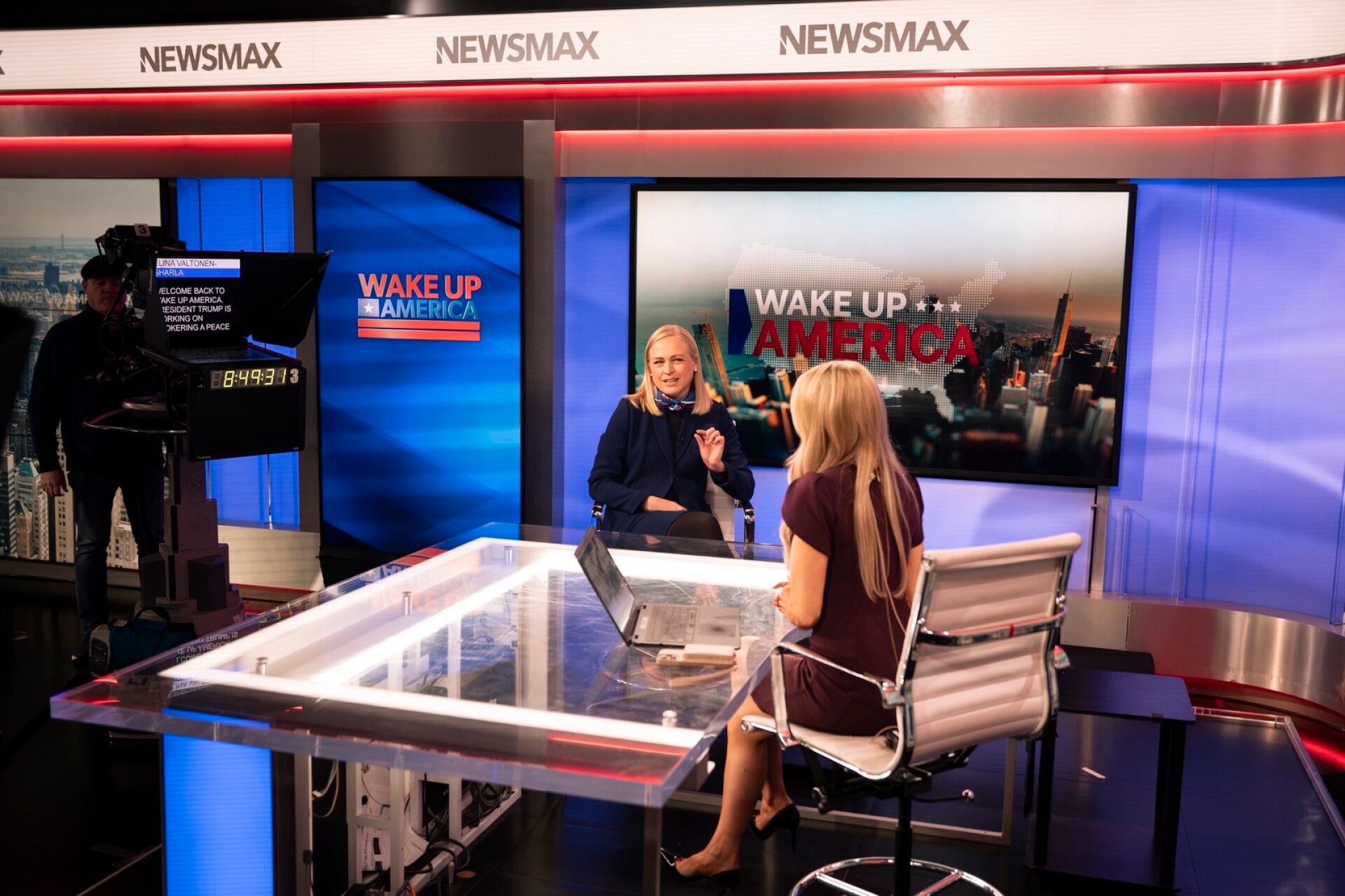 "Wake Up America" -ohjelmassa tentattiin Valtosta Ukrainan rauhansuunnitelmasta.