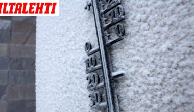 Talven kylmin tulos mitattu