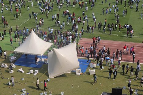 Teltatkin pistettiin matalaksi.