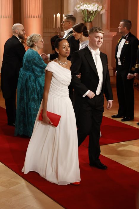 Daniela Owusu osallistui Linnan juhliin.