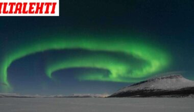 Satumainen näky tallentui Dennisin kameraan Kilpisjärvellä – Nyt kuvan huomioi myös Nasa