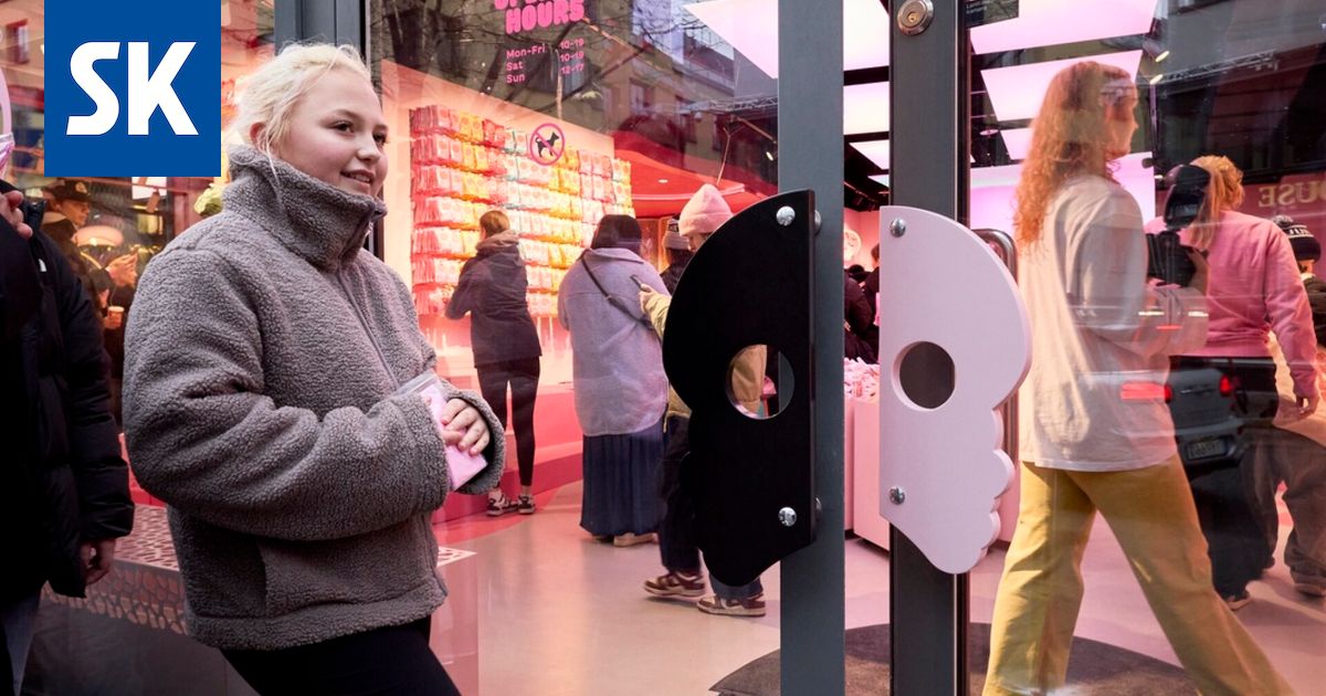 Ilmiöksi nousseille Bubs-karkeille avattiin lippulaivaliike Tukholman arvoalueelle