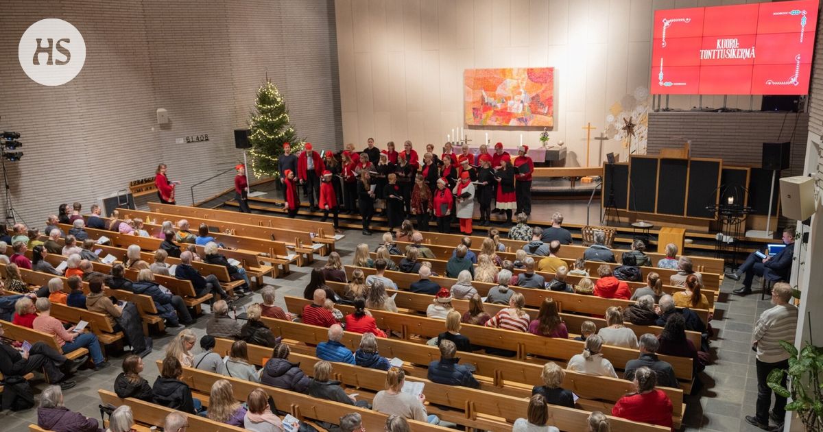 Sylvian joululaulu veisattiin helsinkiläiskirkossa aplodien saattelemana