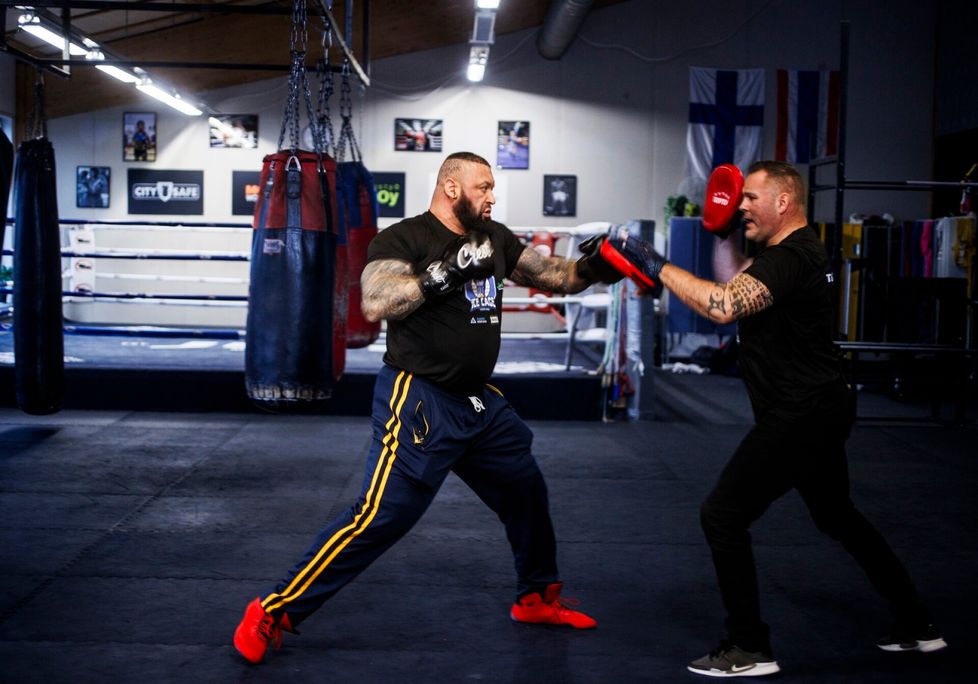 Roger Karimuksella on pitkä kamppailulajitausta.