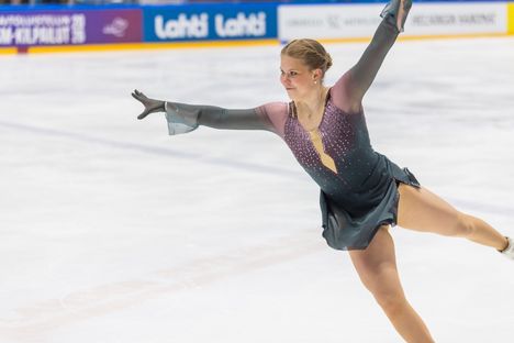 Olivia Lisko luisteli aiemmin Tallinnassa kotimaan kauden ennätyspisteet 196,23.