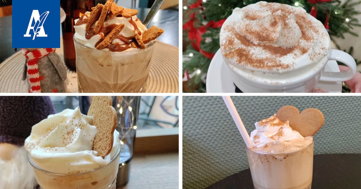 Aamulehti testasi viiden eri tamperelaiskahvilan piparilattea, joista yksi erottui selkeästi näyttävyydellään – maksaisitko jouluisesta erikoiskahvista yli kuusi euroa?