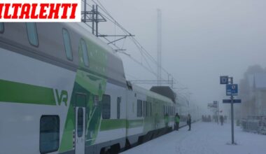 ”Tunnin juna” meni läpi Lohjalla ja Salossa