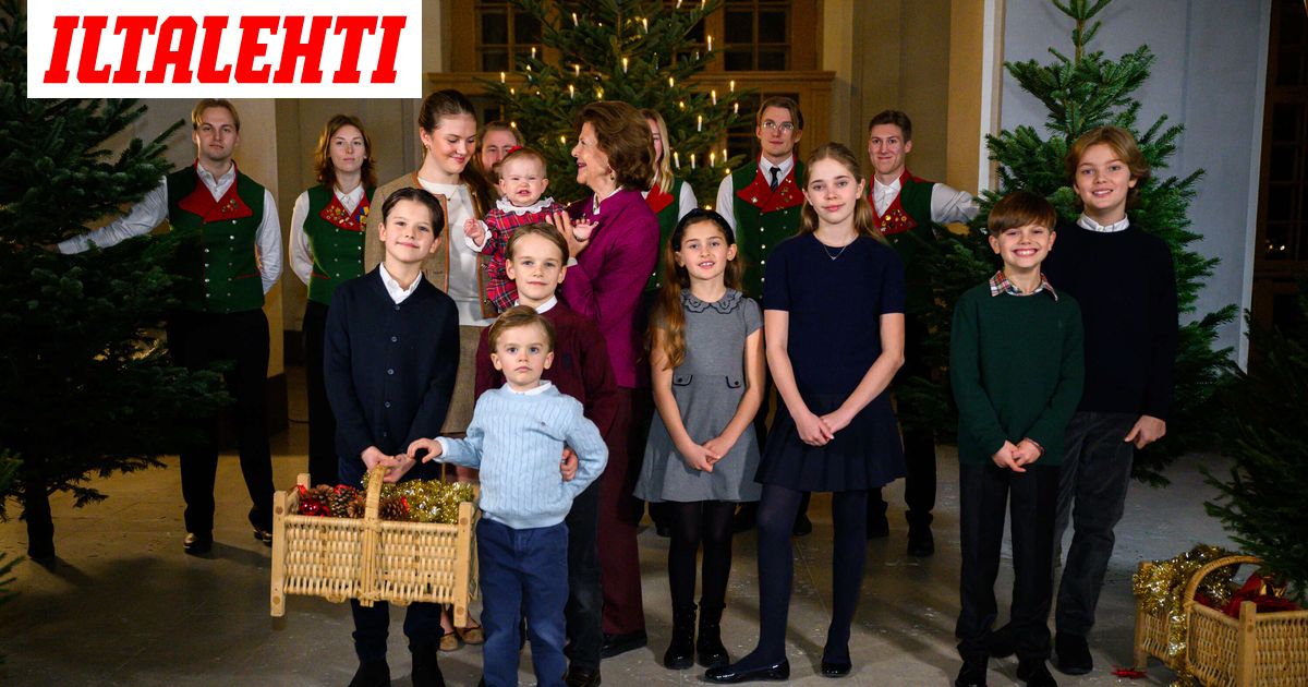 Prinsessa Ines ensimmäisissä joulukuvissa – Kuningatar Silvia ikuistettiin huvittavaan kuvaan nuorimmaisen kanssa