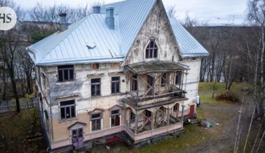 Ränsistyneen Juneksen huvilan remontointi Helsingin Linnunlaulussa voi venyä vuosilla