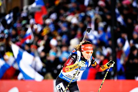 Laura Dahlmeier Kontiolahdella vuonna 2015.