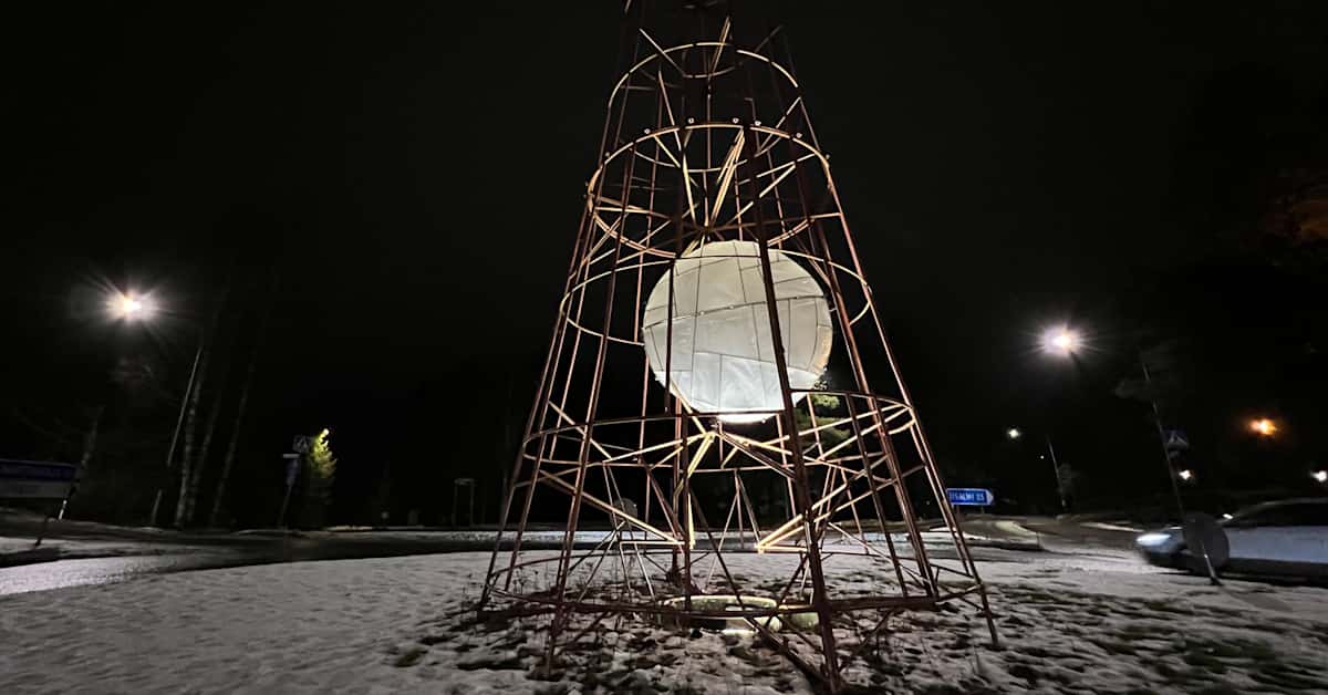 Lapinlahden liikenneympyrän näyttävä taideteos on korjattu | Pohjois-Savo