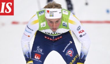 Ruotsin hiihtotähti ”täysin alasti” televisiossa – kummallinen kohtaus julki