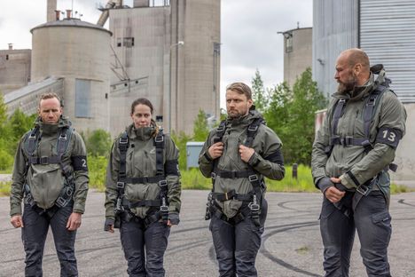 Finaalijaksossa ovat kokelaista mukana Mika Poutala (vas.), Noora Toivo, Nico Salo ja Robert Helenius.