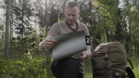 Suunnistustehtävään oli aikaa kaksi tuntia. – Kävin pari kertaa Espoon Leppävaaran metsässä harjoittelemassa, katsoin kartan ja kompassin ohjeet Youtube-videosta.