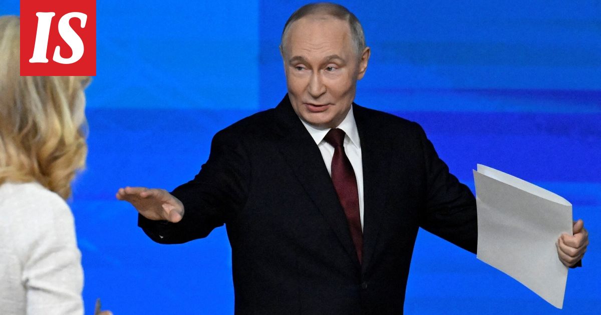 Yhdysvaltalaiselta toimittajalta kysymys Ukrainasta – näin Putin vastasi