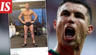 Cristiano Ronaldo kävi saunassa ja julkaisi hätkähdyttävän kuvan