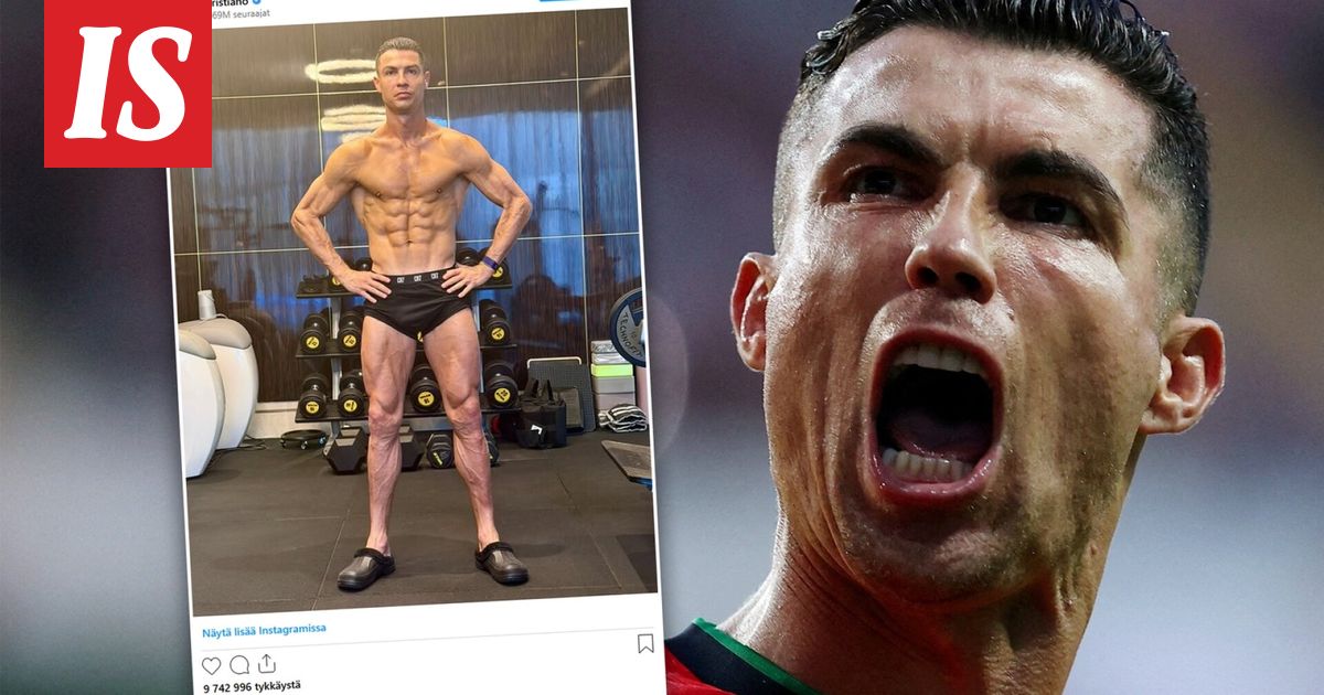 Cristiano Ronaldo kävi saunassa ja julkaisi hätkähdyttävän kuvan