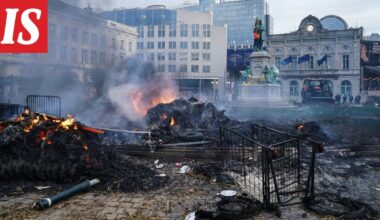 Maanviljelijät raivostuivat – tuhannet vastustivat historiallista EU-sopimusta Brysselissä