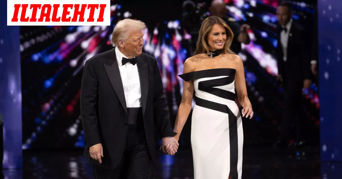 Tällaisena et ole Melania Trumpia ennen nähnyt