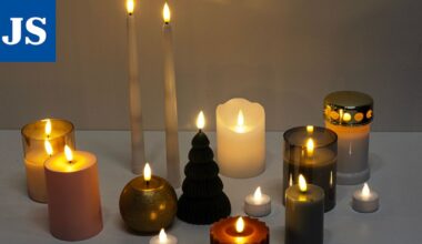 Uudet led-kynttilät ovat hyvinkin realistisia.