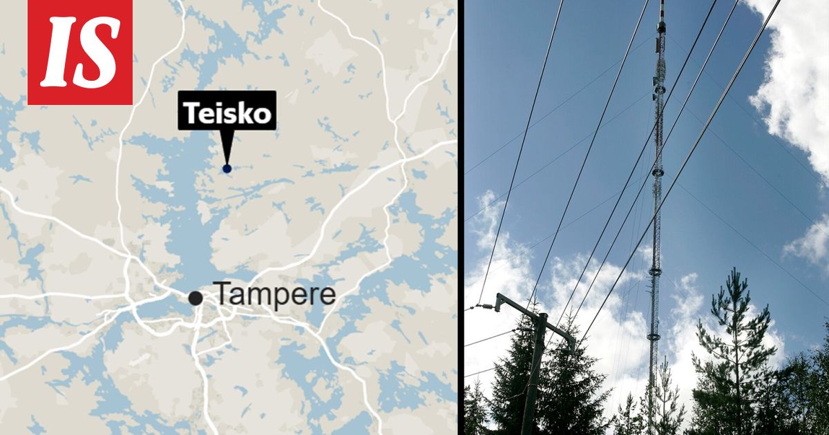 Ihminen putosi radiomastosta ja kuoli Tampereella