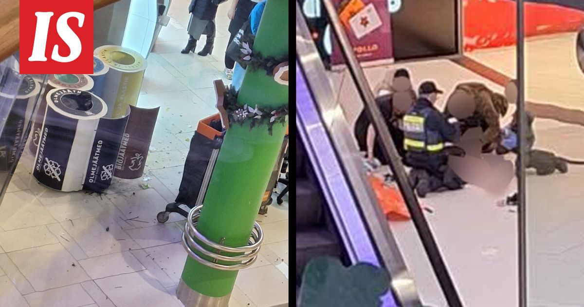 Räjähdys kauppakeskuksessa Tallinnassa – ”jäätävä pamaus”, kuvailee suomalainen Rasmus