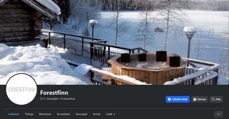 Forestfinn-Facebook-sivu on yhä olemassa.