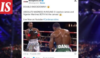 Nyrkkeilyottelussa todella hämmentävä tilanne – "En ole koskaan nähnyt tällaista!"