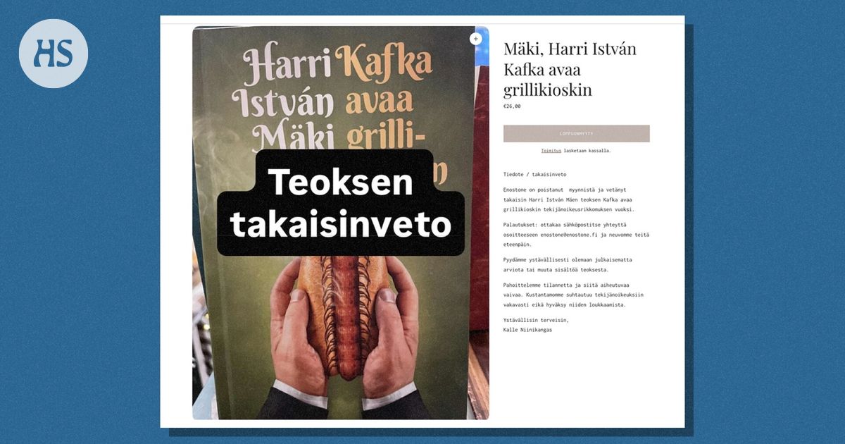 Kustantamot: Kaksi suomalaiskirjailijan teosta vedetty myynnistä plagiointiepäilyjen takia