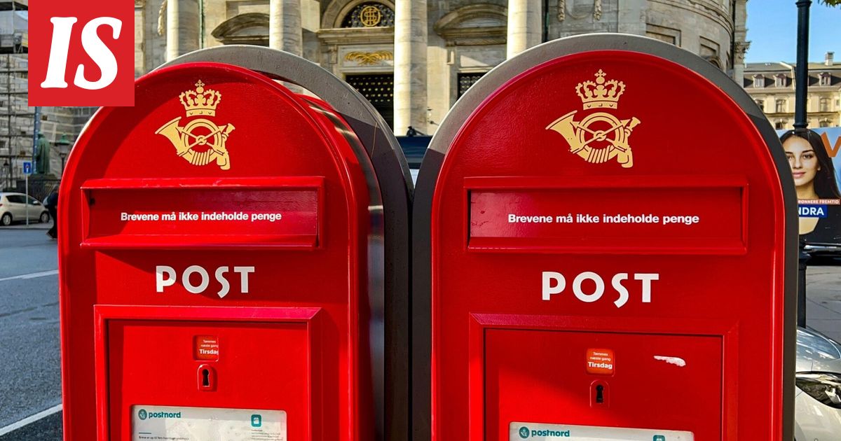 Postnord lopettaa kaiken kirjepostin Tanskassa