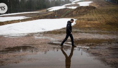 Kauniaisten Granibackanin laskettelukeskukseen kaavaillaan jättimäistä hyppypatjaa