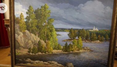 Lukašenka lahjoitti Putinille maalauksen, jossa on maisema Valamosta