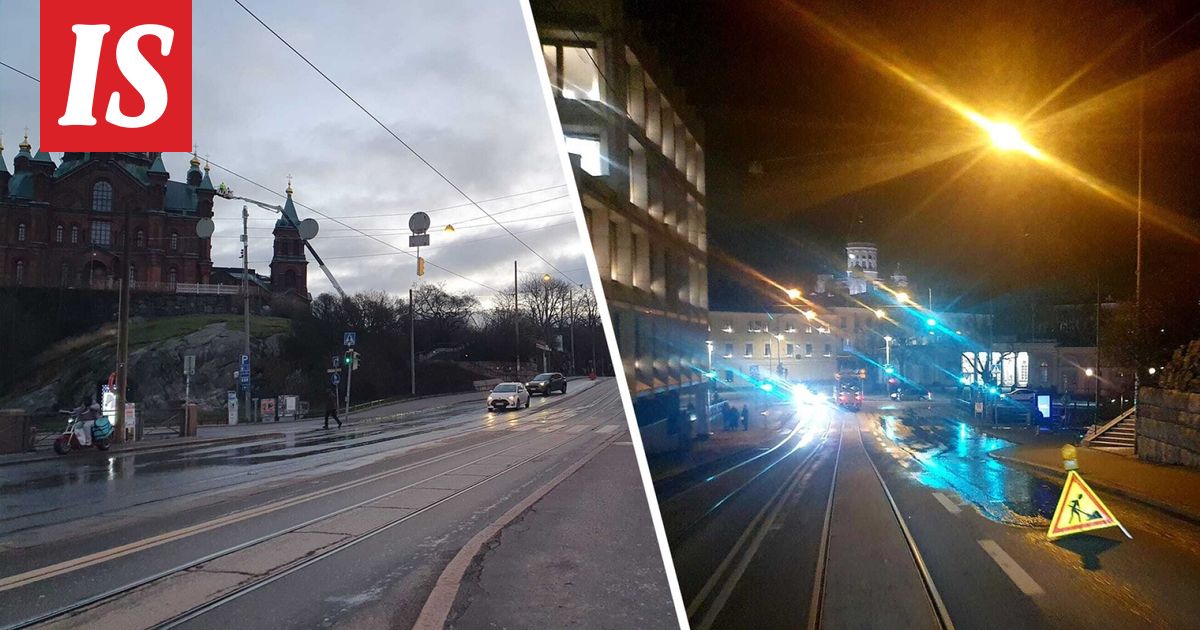 Vesiputki pulputtaa Helsingin arvoalueella jo viidettä päivää