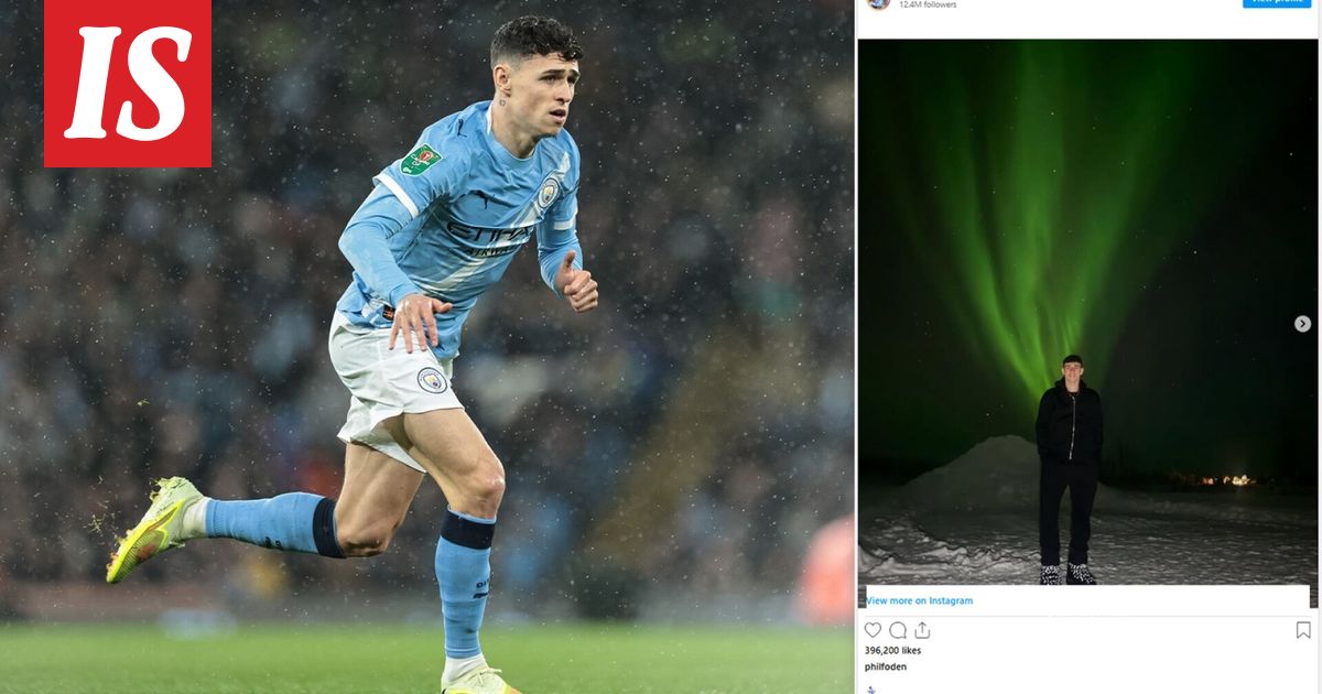 Phil Foden ja perhe Suomessa