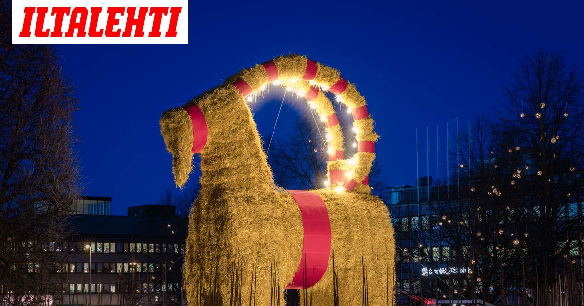 Gävlen olkipukki lähestyy jymypaukkua