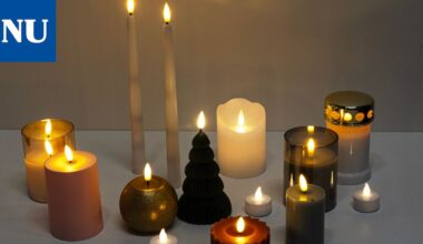 Uudet led-kynttilät ovat hyvinkin realistisia.