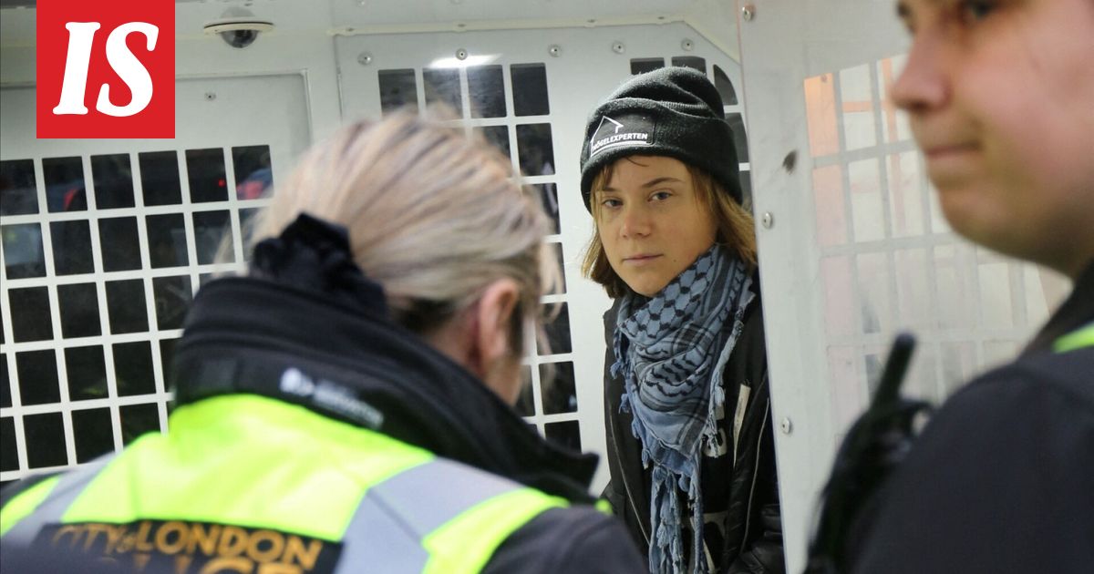 Greta Thunberg pidätettiin Lontoossa - Ilta-Sanomat