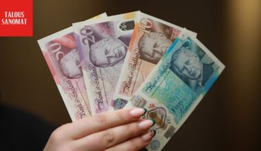 Briteillä on miljoonan ja sadan miljoonan punnan seteleitä