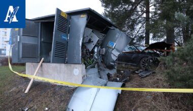 Törkeä rattijuopumus johti rajuun kolariin ja laajaan sähkökatkoon jouluyönä Tampereella