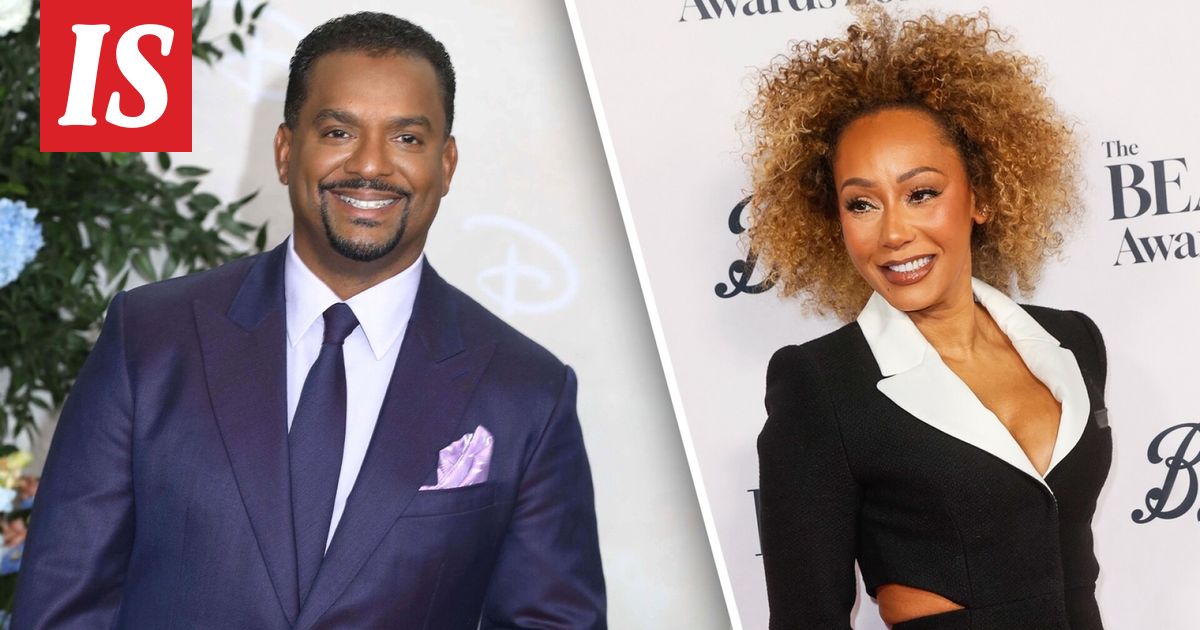 Kuvat: Spice Girls -tähti Mel B ja amerikkalaisnäyttelijä Alfonso Ribeiro Lapissa