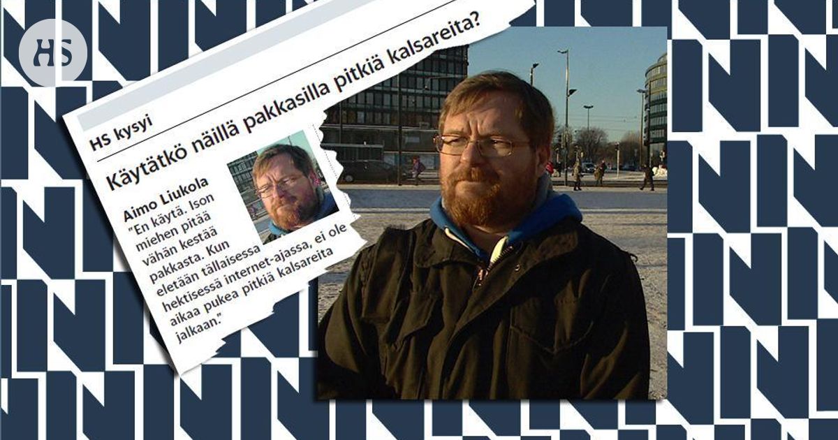 Nyt puhuu mies, joka ei ehtinyt pukea pitkiä kalsareita, koska internet-aika on niin hektistä