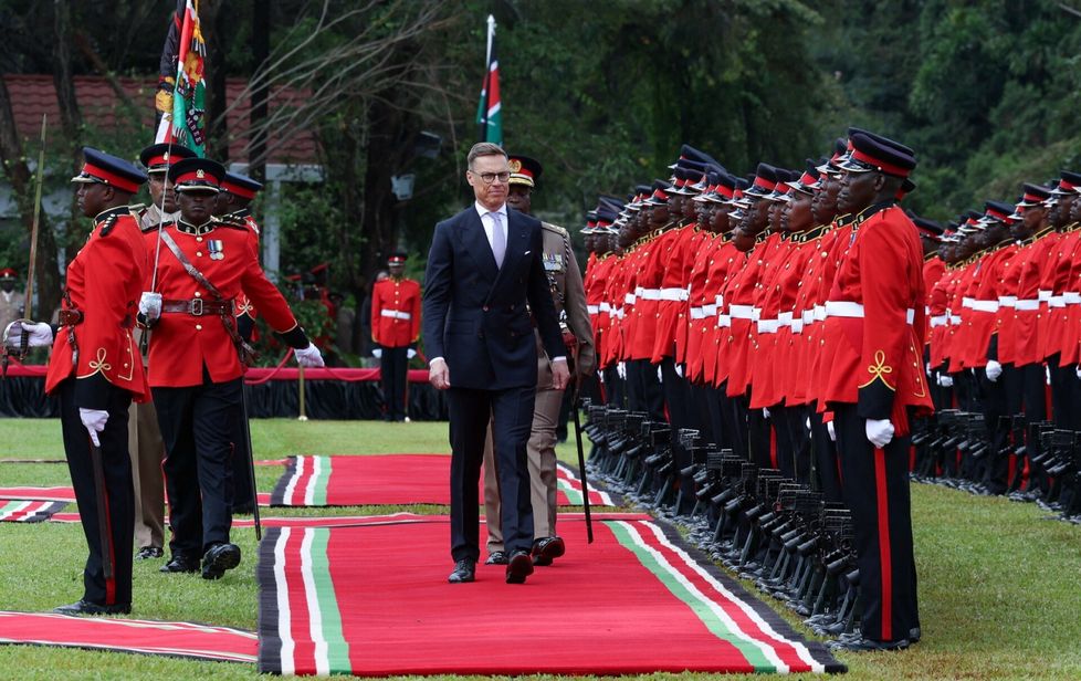 Stubb teki toukokuussa valtiovierailut Keniaan ja Tansaniaan. Kuva Nairobista.