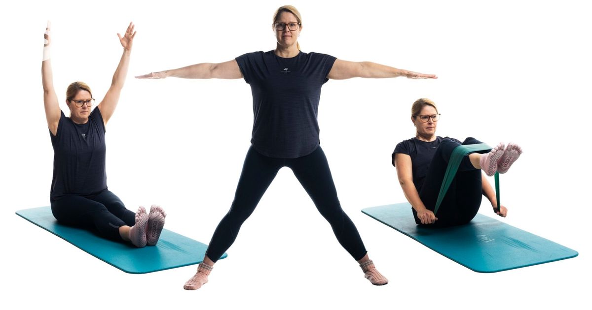 Laitepilateksesta tutut liikkeet onnistuvat myös kotona