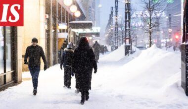 Lumitykki iskee pääkaupunkiseudulle – jopa 34 senttiä yhdellä kertaa
