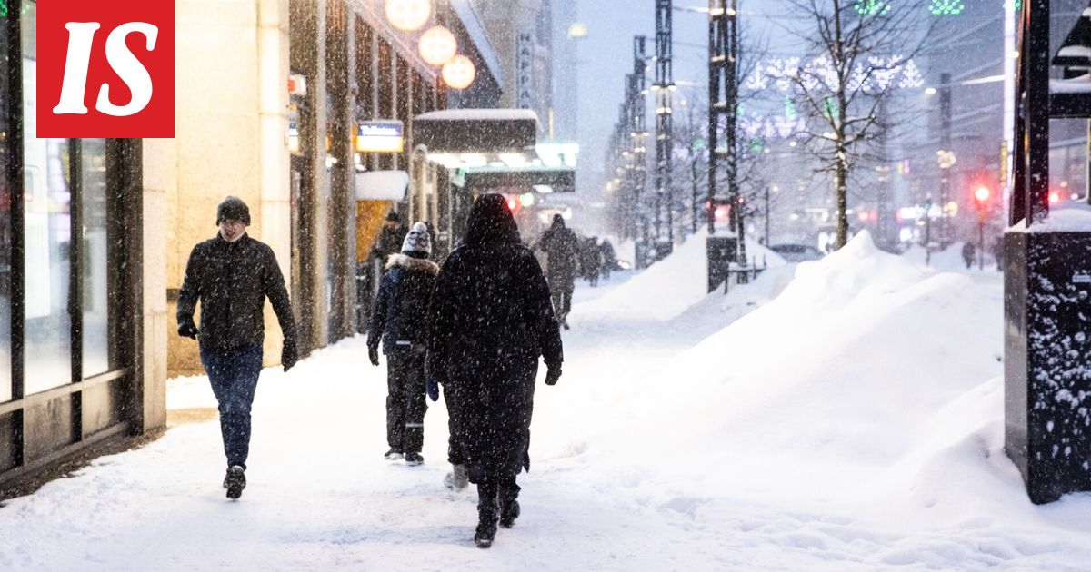 Lumitykki iskee pääkaupunkiseudulle – jopa 34 senttiä yhdellä kertaa